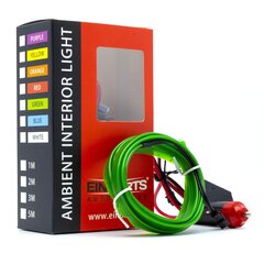 EinParts LED valgusriba auto kaunistamiseks 12V - pikkus 2M, värvus Roheline hind ja info | Auto salongitarvikud | kaup24.ee