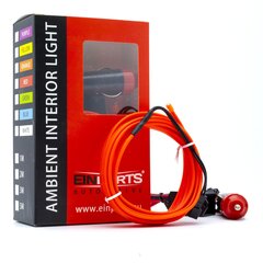 Светодиодная лента EinParts для украшения автомобиля 12B - длина 2M, цвет Красный цена и информация | Части салона автомобиля | kaup24.ee