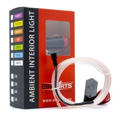 EinParts LED valgusriba auto kaunistamiseks 12V - pikkus 2M, värvus Valge hind ja info | Auto salongitarvikud | kaup24.ee