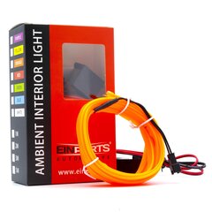 Светодиодная лента EinParts для украшения автомобиля 12B - длина 3M, цвет Оранжевый цена и информация | Части салона автомобиля | kaup24.ee
