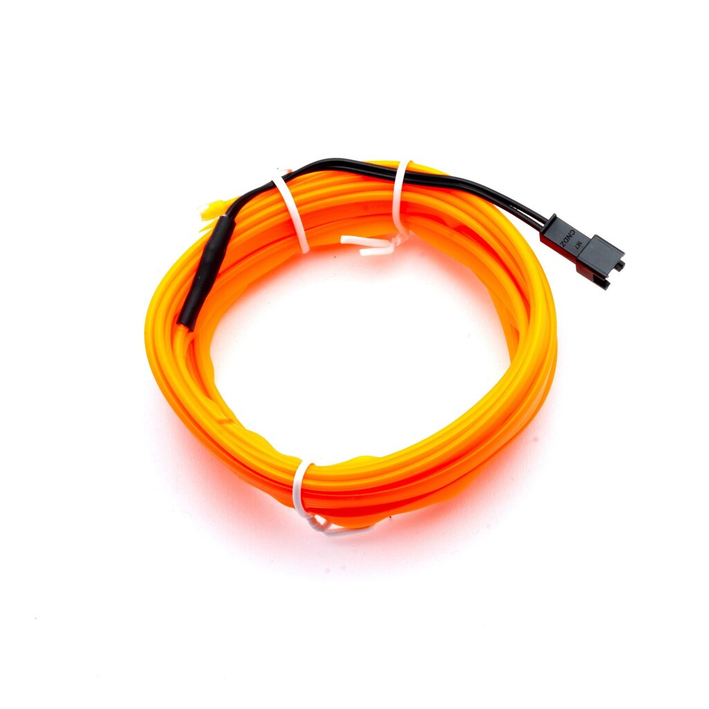 EinParts LED valgusriba auto kaunistamiseks 12V - pikkus 3M, värvus Oranž hind ja info | Auto salongitarvikud | kaup24.ee