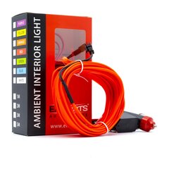 EinParts LED valgusriba auto kaunistamiseks 12V - pikkus 5M, värvus Punane hind ja info | Auto salongitarvikud | kaup24.ee