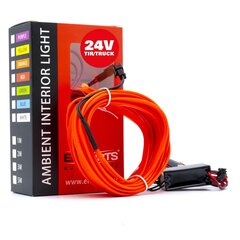 EinParts LED valgusriba auto kaunistamiseks 24V - pikkus 5M, värvus Punane hind ja info | Auto salongitarvikud | kaup24.ee