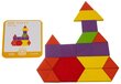 Puidust pusle, geomeetrilised figuurid, erinevad raskusastmed hind ja info | Arendavad mänguasjad | kaup24.ee