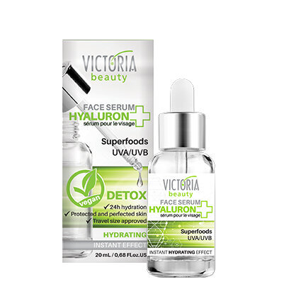 Niisutav näoseerum koos hüaluroonhappe ja UVA/UVB filtriga Victoria Beauty, 20ml цена и информация | Näoõlid, seerumid | kaup24.ee