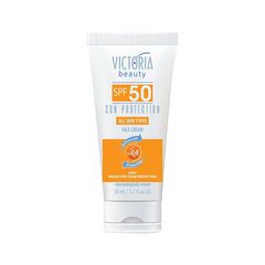 Päikesekaitsekreem koos SPF50 Victoria Beauty, 50 ml цена и информация | Кремы от загара | kaup24.ee