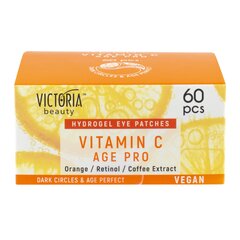 Silmamaskid koos C-vitamiini, retinooli ja apelsini ekstraktiga Victoria Beauty, 60 tk цена и информация | Маски для лица, патчи для глаз | kaup24.ee