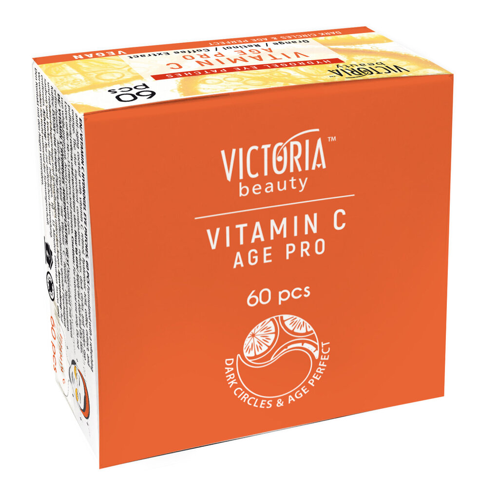 Silmamaskid koos C-vitamiini, retinooli ja apelsini ekstraktiga Victoria Beauty, 60 tk цена и информация | Näomaskid, silmamaskid | kaup24.ee