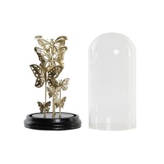 Dekoratiivkuju DKD Home Decor Kristall Must Kuldne Metall Liblikad (18,5 x 18,5 x 32,5 cm) hind ja info | Sisustuselemendid | kaup24.ee