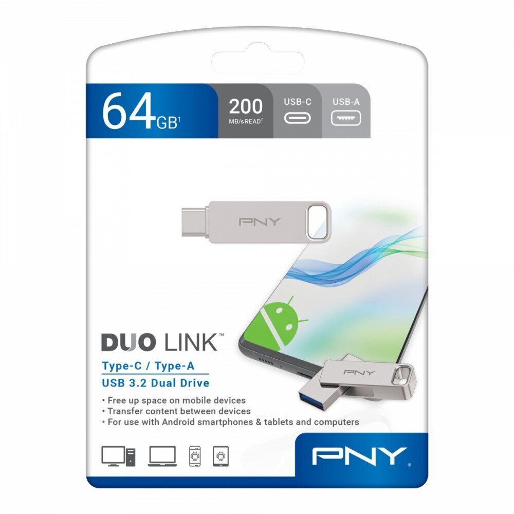 PNY Pendrive 64GB USB 3.2 hind ja info | Mälupulgad | kaup24.ee