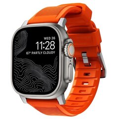 Nomad Rugged Band Ultra Apple Watch 42/44/45/49 mm, Orange hind ja info | Nutikellade ja nutivõrude tarvikud | kaup24.ee