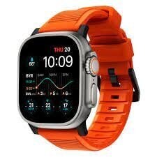 Nomad Rugged Band Ultra Apple Watch 42/44/45/49 mm, Orange hind ja info | Nutikellade ja nutivõrude tarvikud | kaup24.ee
