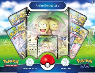 Pokemon TCG: Pokemon GO Collection Alolan Exeggutor V Box цена и информация | Настольные игры, головоломки | kaup24.ee