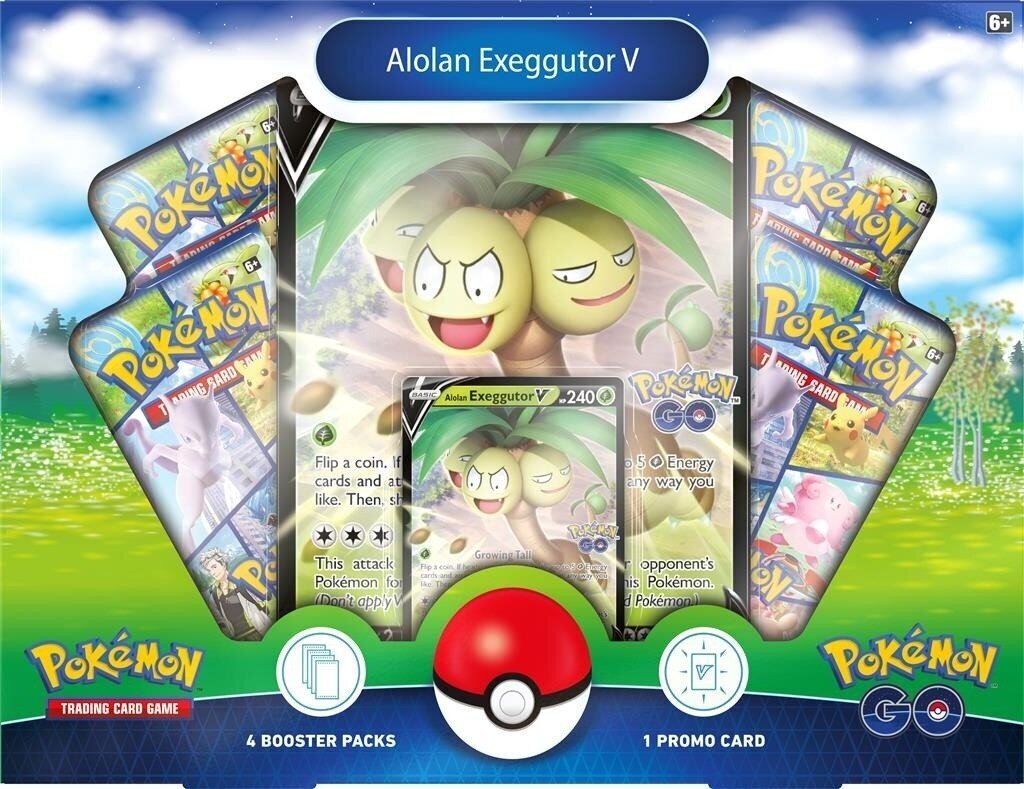 Pokemon TCG: Pokemon GO Collection Alolan Exeggutor V Box hind ja info | Lauamängud ja mõistatused | kaup24.ee