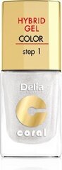 Hübriidküünelakk Delia Hybrid Varnish without lamp 32 white pearl, 11ml цена и информация | Лаки для ногтей, укрепители для ногтей | kaup24.ee