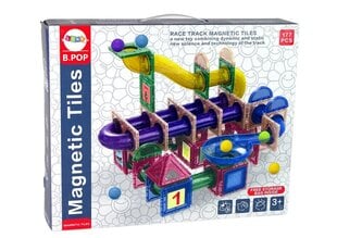 Гоночная дорожка для мячей Lean Toys Магнитные блоки цена и информация | Игрушки для мальчиков | kaup24.ee