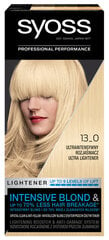 Syoss раскраска крем для волос № 13-0 чрезвычайно интенсивный свет, 3 упаковочного комплекта цена и информация | Краска для волос | kaup24.ee