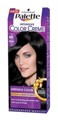 Palette ICC maalkreem, N1 RL must, 5 pakendikomplekti цена и информация | Краска для волос | kaup24.ee