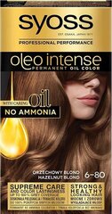 Syoss Intense Diration Hair Cream, 6-80 Ореховый свет, 3 упаковочного набора цена и информация | Краска для волос | kaup24.ee