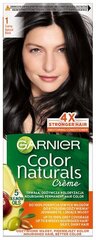 Garnier Color Naturals juuksevärv 1 must, 3 pakendikomplekti hind ja info | Juuksevärvid | kaup24.ee