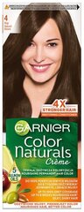 Garnier Color Naturals juuksevärv 4 pruun, 3 pakendikomplekti hind ja info | Juuksevärvid | kaup24.ee