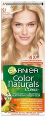 Garnier Color Naturals Dye 9, 1 особенно пепельная блондинка, 3 упаковочного набора цена и информация | Краска для волос | kaup24.ee