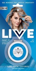 Schwarzkopf live juuksevärv. Padjad jäine sinine, 4 pakendikomplekti hind ja info | Juuksevärvid | kaup24.ee