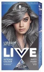 Schwarzkopf Live Hair Dye Urban Metallics U72, 3 набор упаковки цена и информация | Краска для волос | kaup24.ee