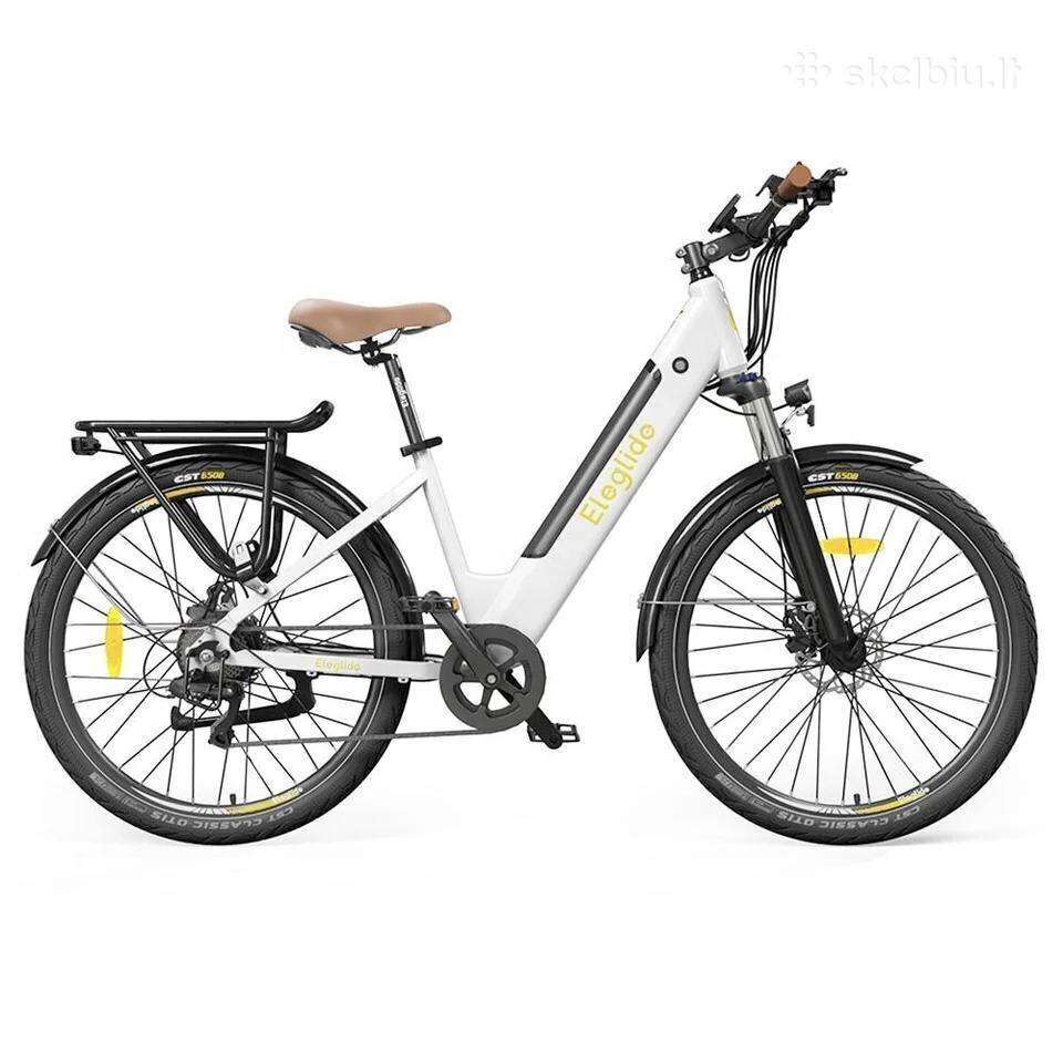 Elektriline jalgratas Eleglide T1 Step-Thru, 27,5", valge цена и информация | Elektrirattad | kaup24.ee