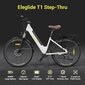 Elektriline jalgratas Eleglide T1 Step-Thru, 27,5", valge цена и информация | Elektrirattad | kaup24.ee