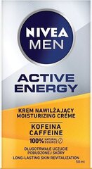 Увлажняющий крем для лица Nivea Men Active Energy, 50 мл цена и информация | Кремы для лица | kaup24.ee