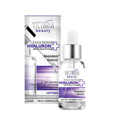 Pinguldav näoseerum koos hüalurooni ja retinooliga Victoria Beauty, 20ml цена и информация | Сыворотки для лица, масла | kaup24.ee