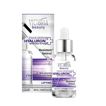 Pinguldav näoseerum koos hüalurooni ja retinooliga Victoria Beauty, 20ml цена и информация | Näoõlid, seerumid | kaup24.ee