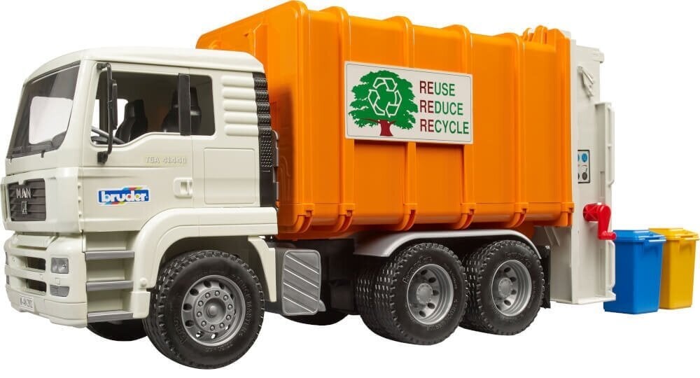 Prügiauto konteineritega Bruder Man Tga цена и информация | Poiste mänguasjad | kaup24.ee