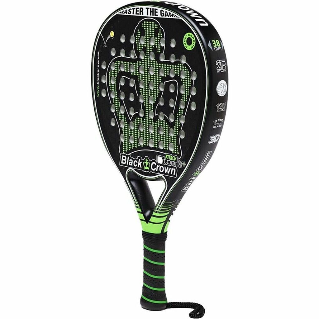 Padelireket Black Crown Piton Attack 12K Must hind ja info | Padel | kaup24.ee