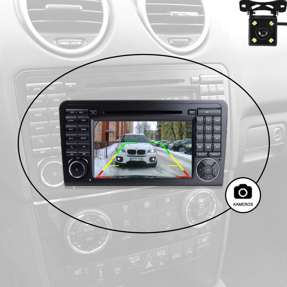 Android Multimedia Mercedes Benz 2007-12 ML (W164) GL (X164) hind ja info | Autoraadiod, multimeedia | kaup24.ee
