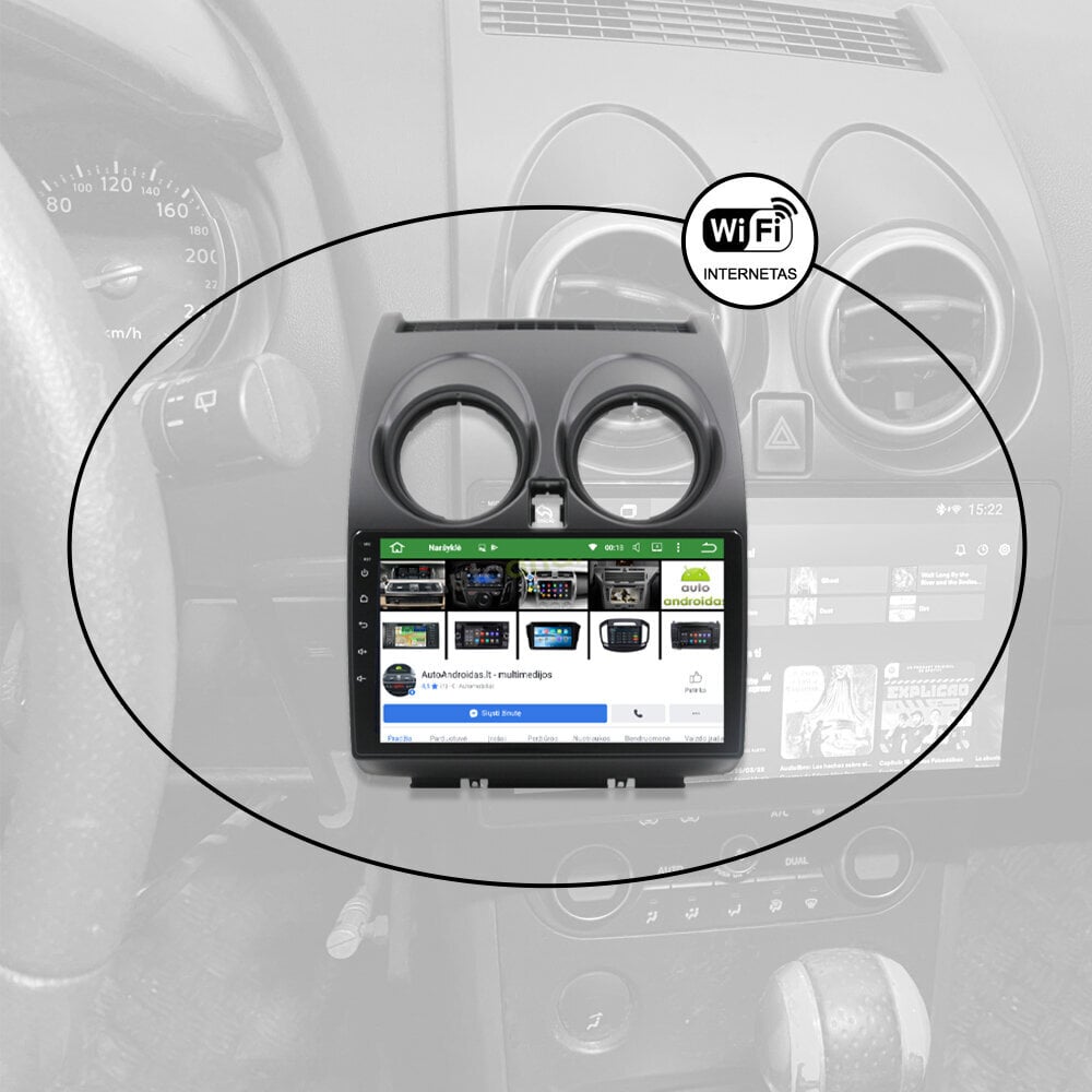 Android Multimedia Nissan Qashqai 2006-13 hind ja info | Autoraadiod, multimeedia | kaup24.ee