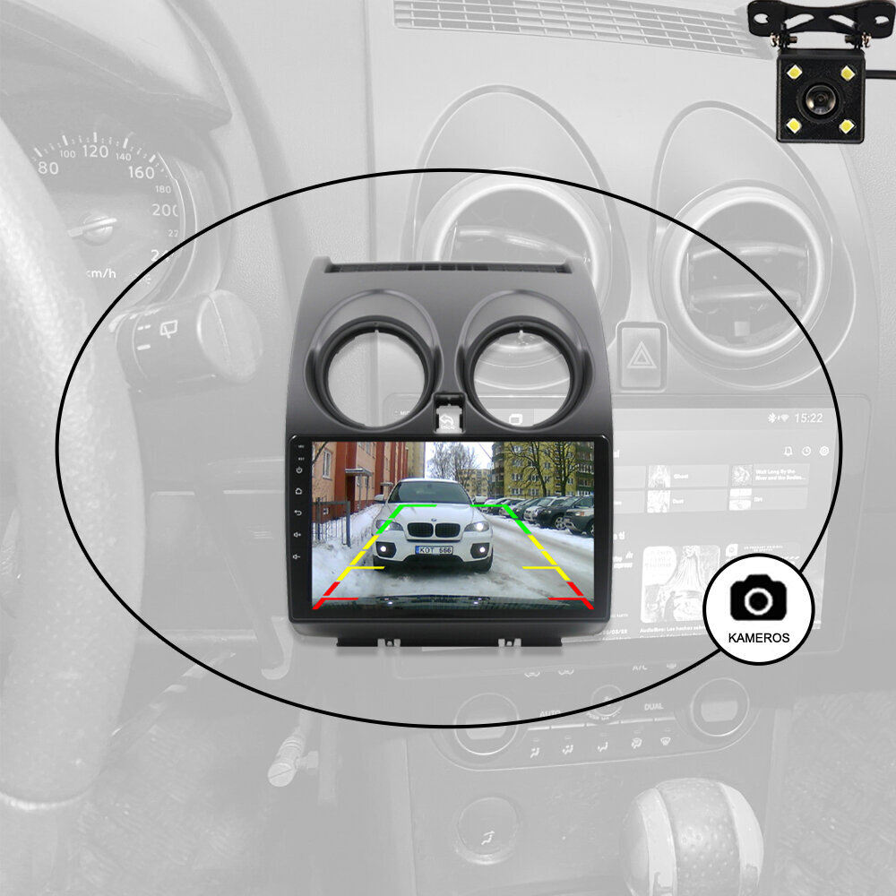 Android Multimedia Nissan Qashqai 2006-13 hind ja info | Autoraadiod, multimeedia | kaup24.ee