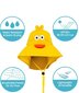 Laste suvemüts, kollane piilupart цена и информация | Imikute mütsid, sallid, kindad | kaup24.ee