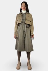 Тренч пальто для женщин 01438 Бежевый цена и информация | Женские пальто | kaup24.ee