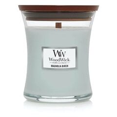 WoodWick lõhnaküünal Magnolia Birch, 275 g hind ja info | Küünlad, küünlajalad | kaup24.ee