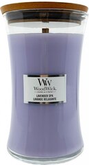 WoodWick ароматическая свеча Lavender Spa 609,5 г цена и информация | Подсвечники, свечи | kaup24.ee