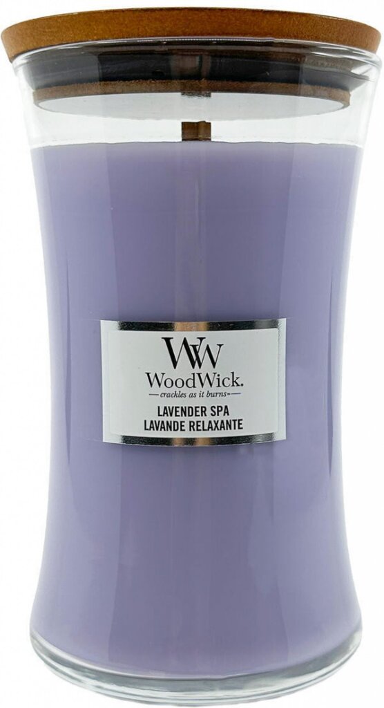 WoodWick lõhnaküünal Lavender Spa, 609,5 g hind ja info | Küünlad, küünlajalad | kaup24.ee