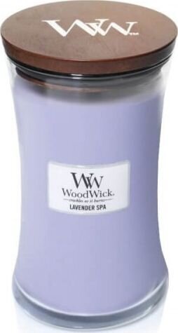 WoodWick lõhnaküünal Lavender Spa, 609,5 g hind ja info | Küünlad, küünlajalad | kaup24.ee