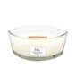 WoodWick lõhnaküünal Linen Elipsa, 453,6 g hind ja info | Küünlad, küünlajalad | kaup24.ee