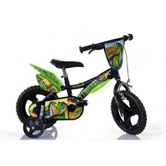 Jalgratas Dino T Rex 12'', roheline цена и информация | Велосипеды | kaup24.ee