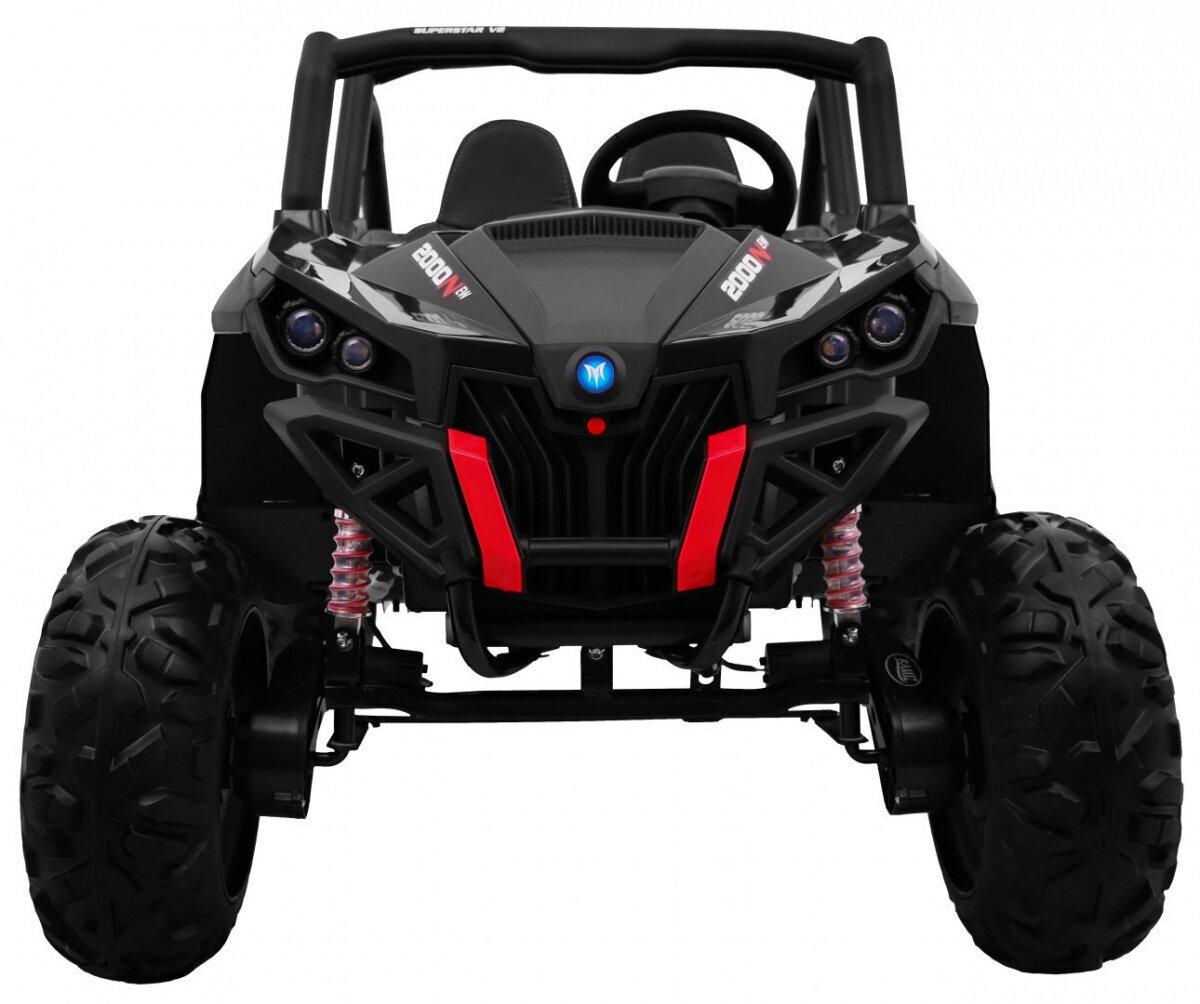 Elektriauto Buggy Super Star 4 x 4, must hind ja info | Laste elektriautod | kaup24.ee