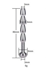 Уретральный расширитель из нержавеющей стали 6 мм цена и информация | БДСМ и фетиш | kaup24.ee