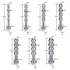 Набор расширителей уретры из нержавеющей стали, 7 шт. цена и информация | БДСМ и фетиш | kaup24.ee