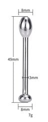 Уретральный мастурбатор из нержавеющей стали 8 mm цена и информация | БДСМ и фетиш | kaup24.ee